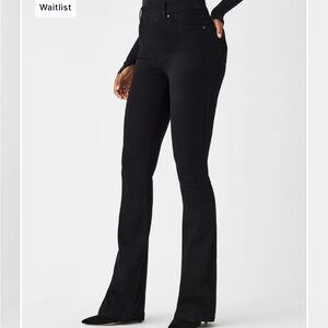 Women's Black Flare Jeans TALL SPANX